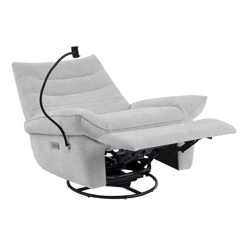 Fauteuil inclinable motorisé et rembourré pour salon et chambre à coucher