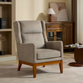 Fauteuil pivotant rembourré à dossier haut de 66,5 cm de large