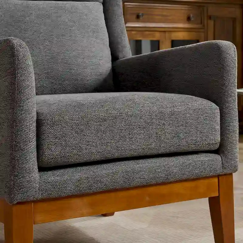 Fauteuil pivotant rembourré à dossier haut de 66,5 cm de large