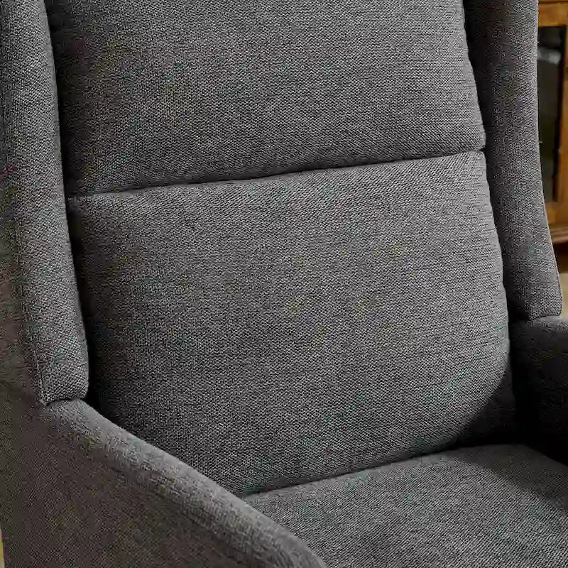 Fauteuil pivotant rembourré à dossier haut de 66,5 cm de large