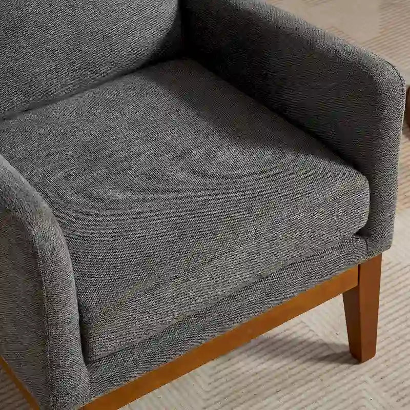 Fauteuil pivotant rembourré à dossier haut de 66,5 cm de large