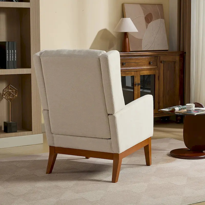 Fauteuil pivotant rembourré à dossier haut de 66,5 cm de large