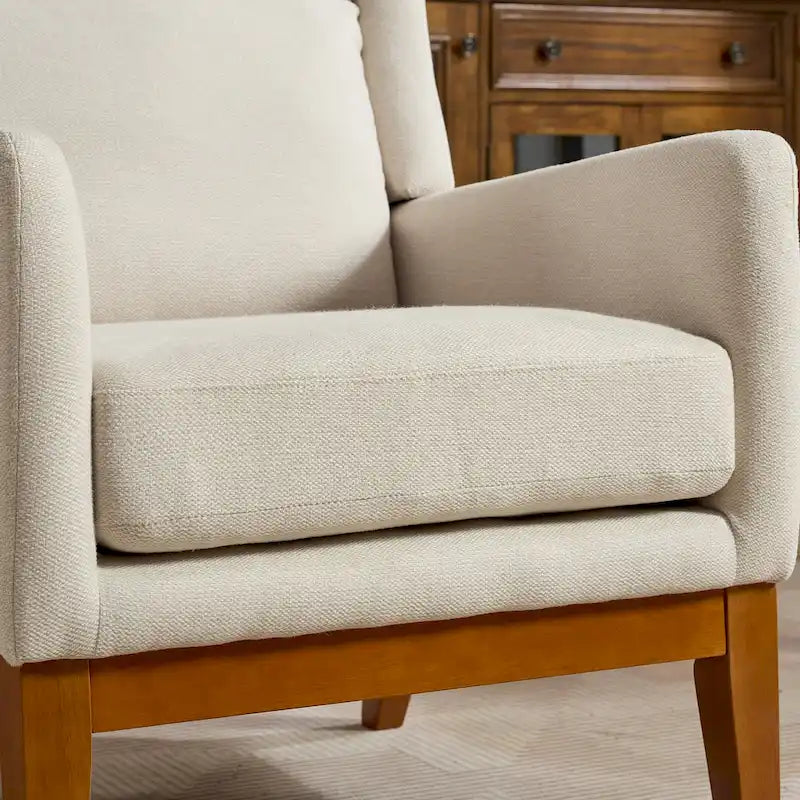 Fauteuil pivotant rembourré à dossier haut de 66,5 cm de large