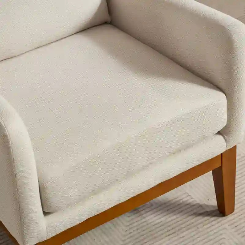 Fauteuil pivotant rembourré à dossier haut de 66,5 cm de large