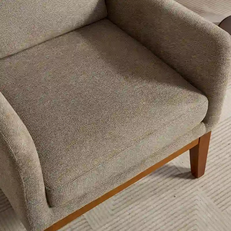 Fauteuil pivotant rembourré à dossier haut de 66,5 cm de large
