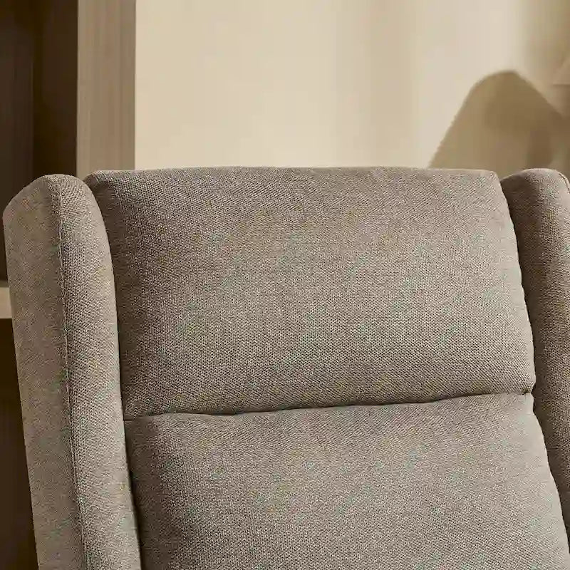 Fauteuil pivotant rembourré à dossier haut de 66,5 cm de large
