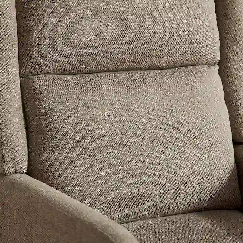 Fauteuil pivotant rembourré à dossier haut de 66,5 cm de large