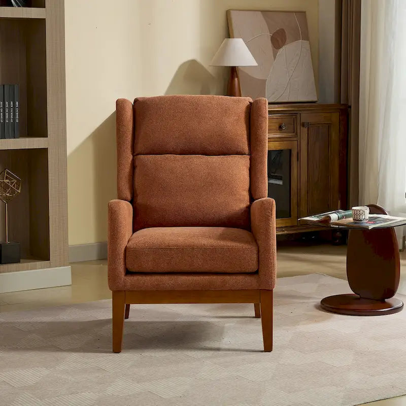 Fauteuil pivotant rembourré à dossier haut de 66,5 cm de large