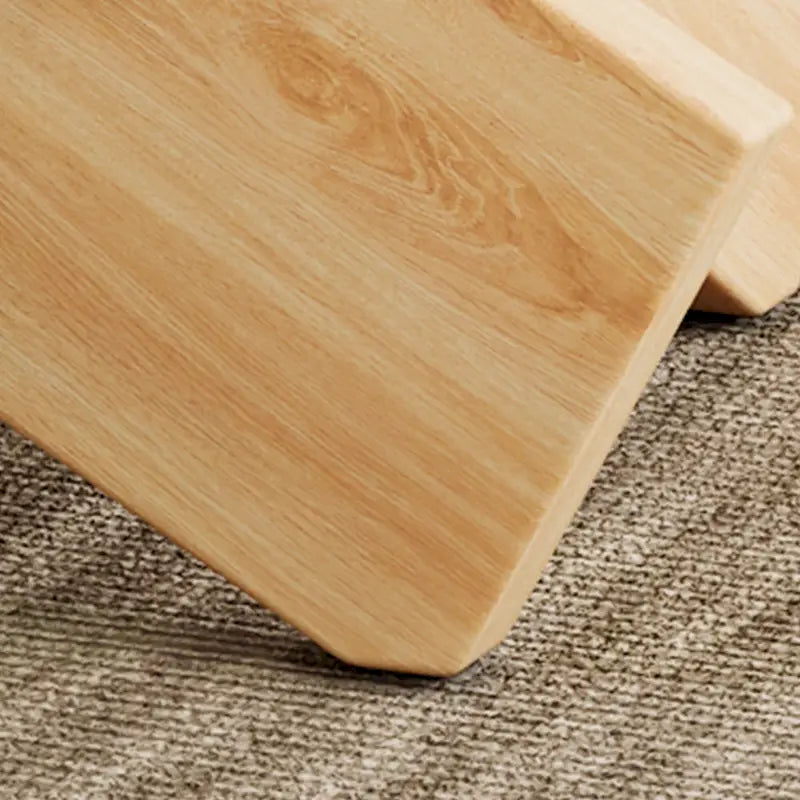 Table basse ronde moderne en verre avec plateau en verre trempé et pieds en MDF
