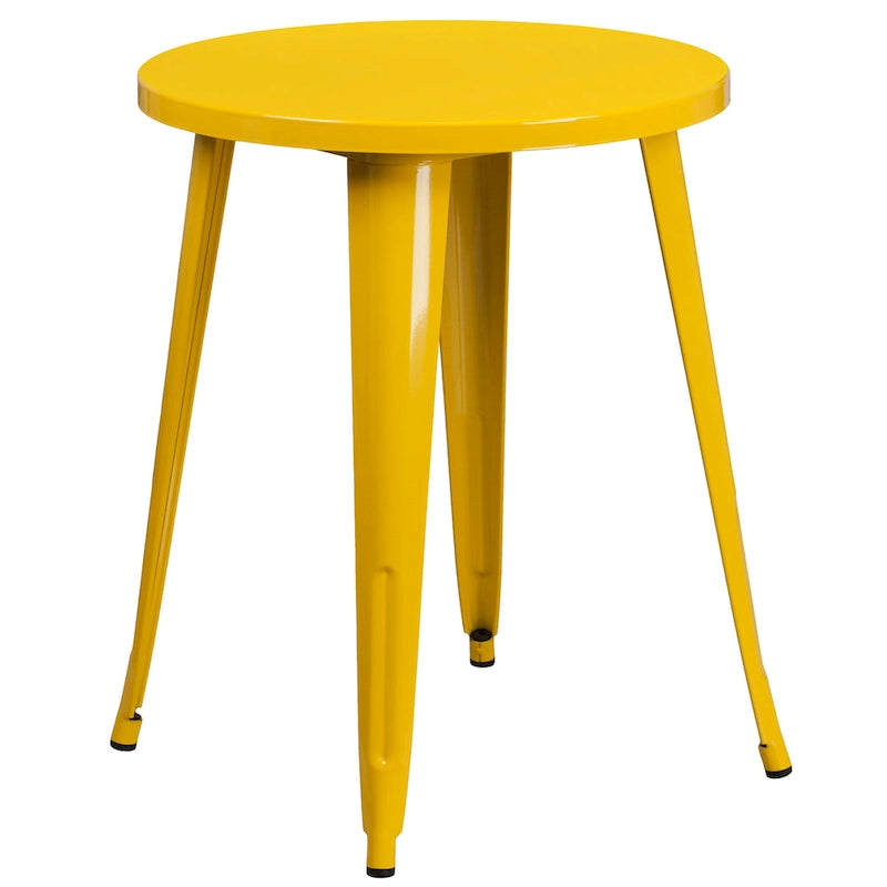 Table de café en métal pour intérieur/extérieur