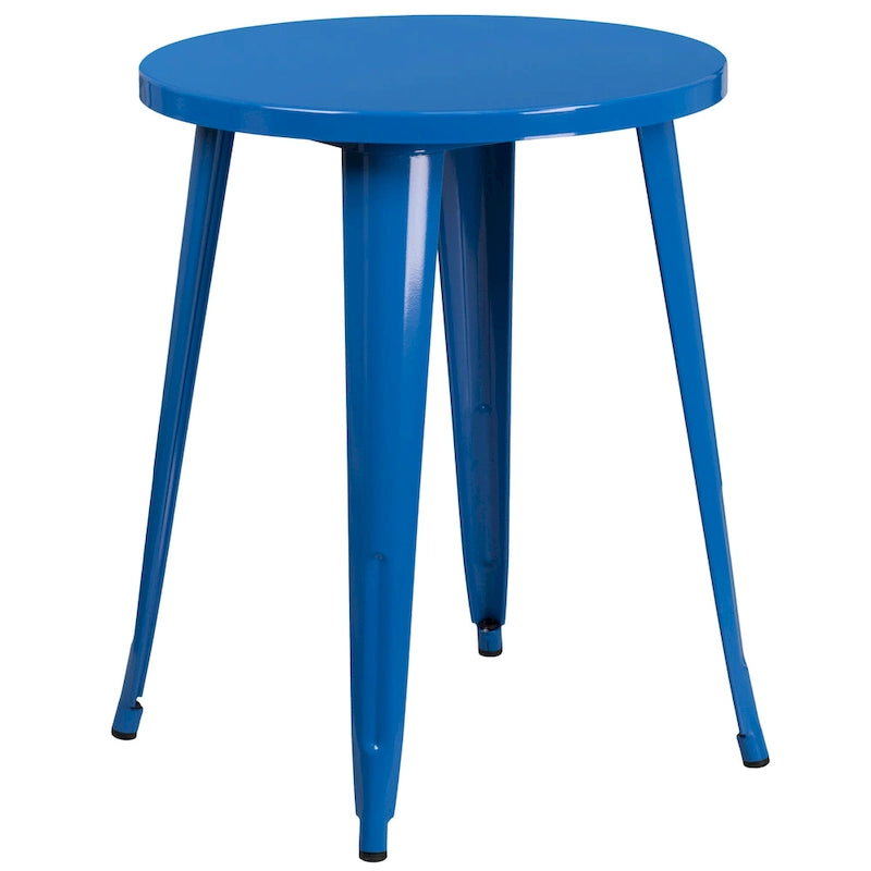 Table de café en métal pour intérieur/extérieur