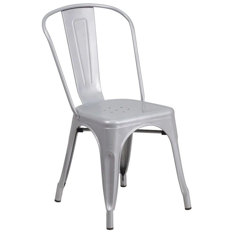 Table de café en métal pour intérieur/extérieur