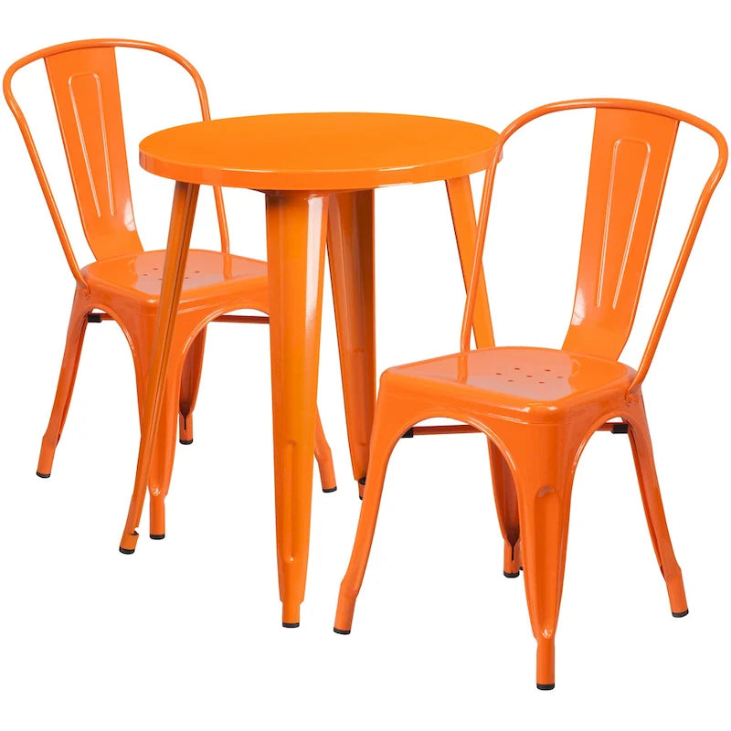 Table de café en métal pour intérieur/extérieur