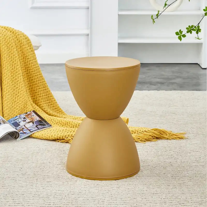 Tabouret d'appoint en plastique sablier pour la maison et le bureau