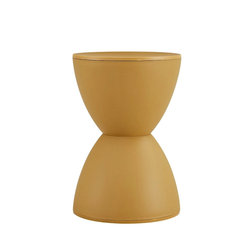 Tabouret d'appoint en plastique sablier pour la maison et le bureau