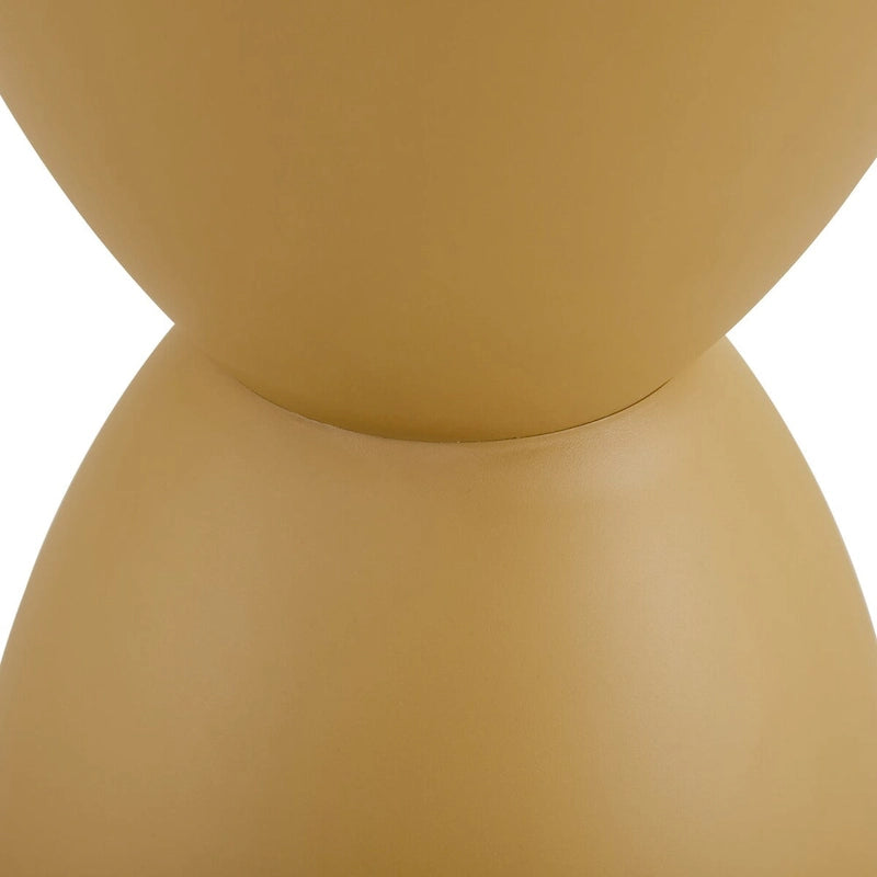 Tabouret d'appoint en plastique sablier pour la maison et le bureau