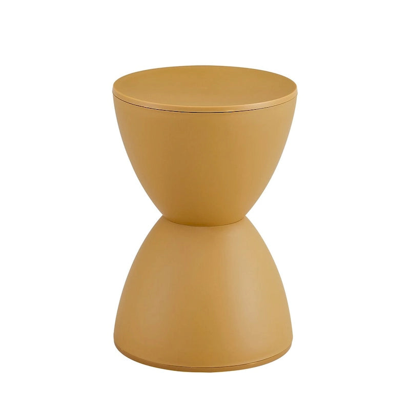 Tabouret d'appoint en plastique sablier pour la maison et le bureau