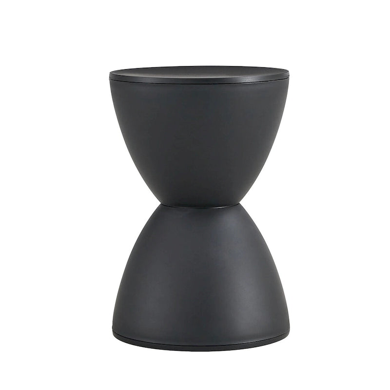 Tabouret d'appoint en plastique sablier pour la maison et le bureau