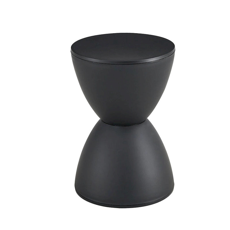 Tabouret d'appoint en plastique sablier pour la maison et le bureau